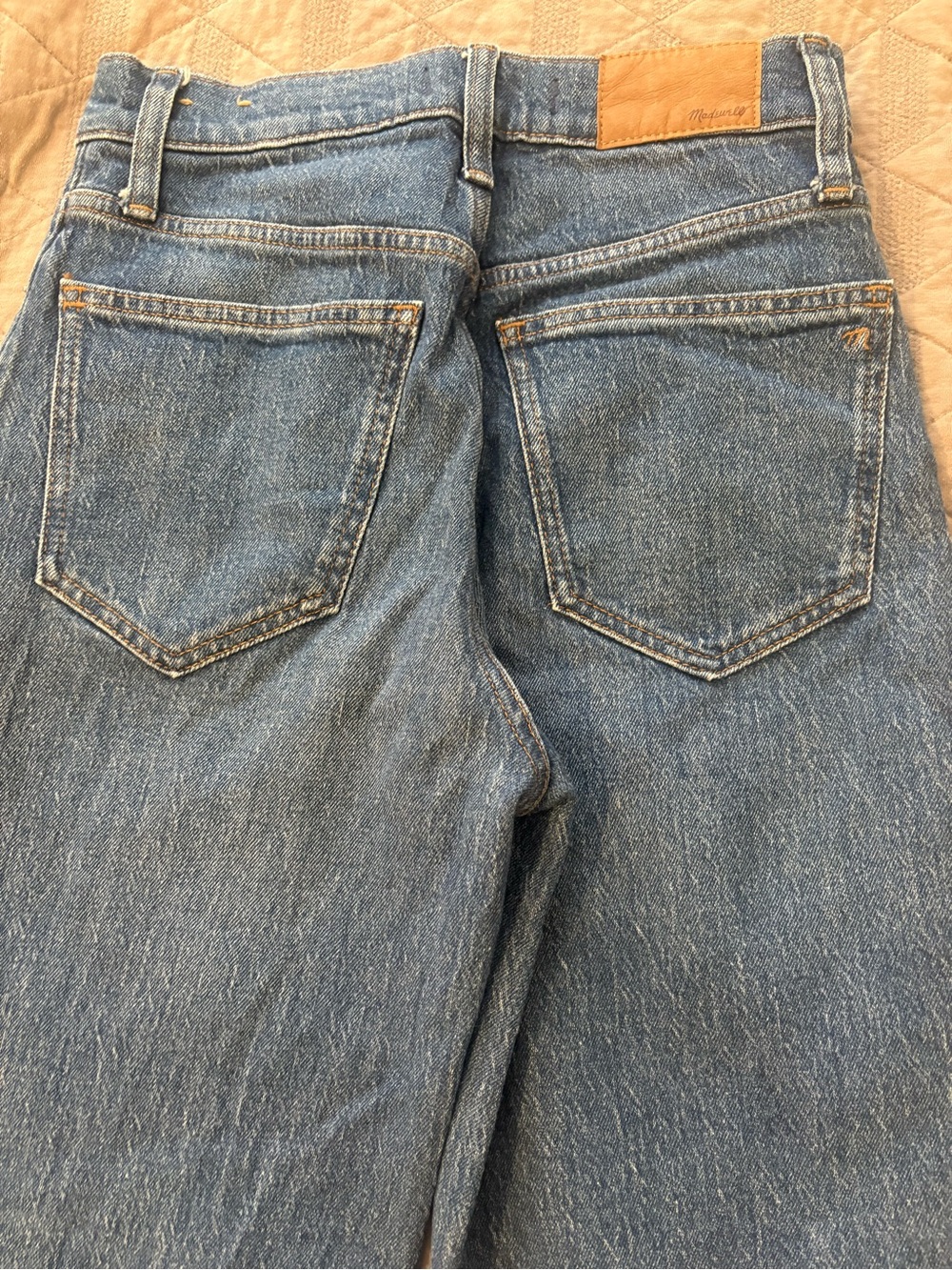 Madewell The Perfect Vintage Jeans Womens 24 Blue Wide Leg High Rise - Picture 10 of 10